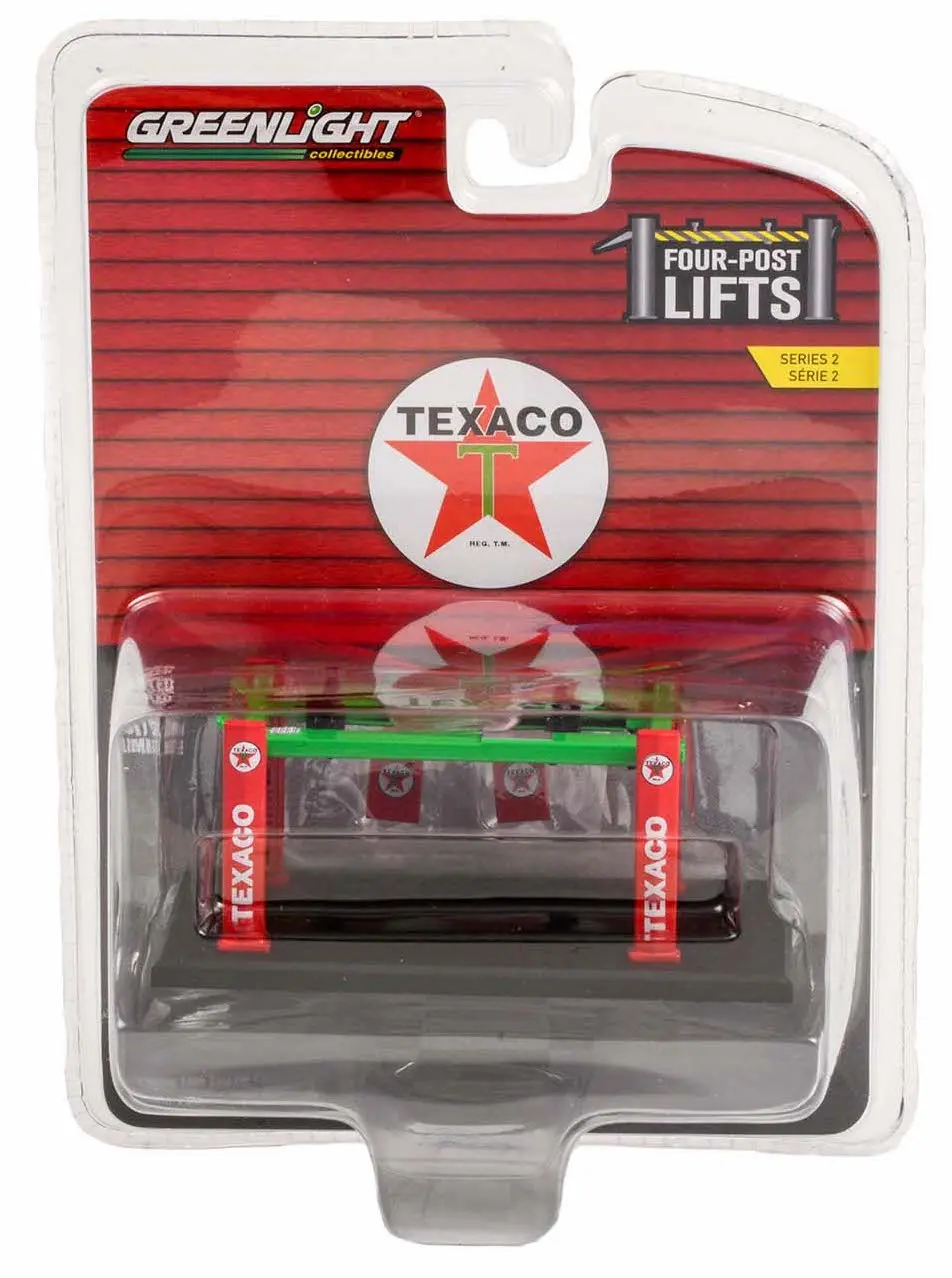 Four-Post Lifts 16120B Texaco Four Post Lift 1:64 Diecast 1