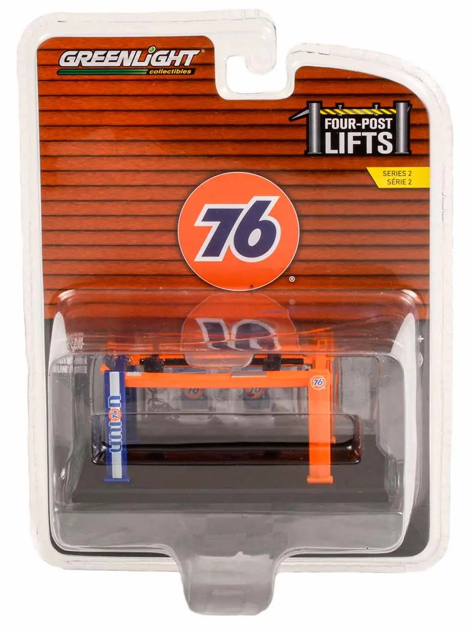Four-Post Lifts 16120C Union 76 Four Post Lift 1:64 Diecast 1
