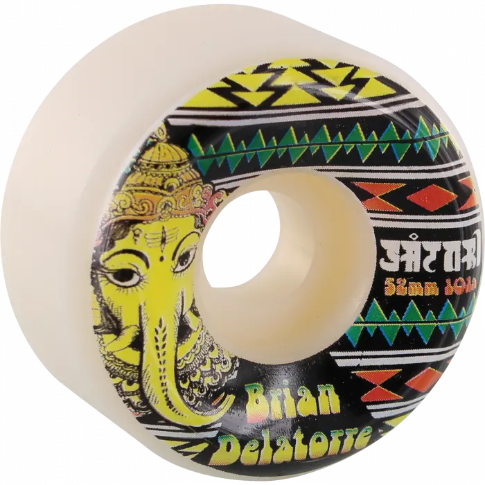 Satori Delatorre Ganesh Conical Skateboard Wheels – 52mm, 101A Hardness