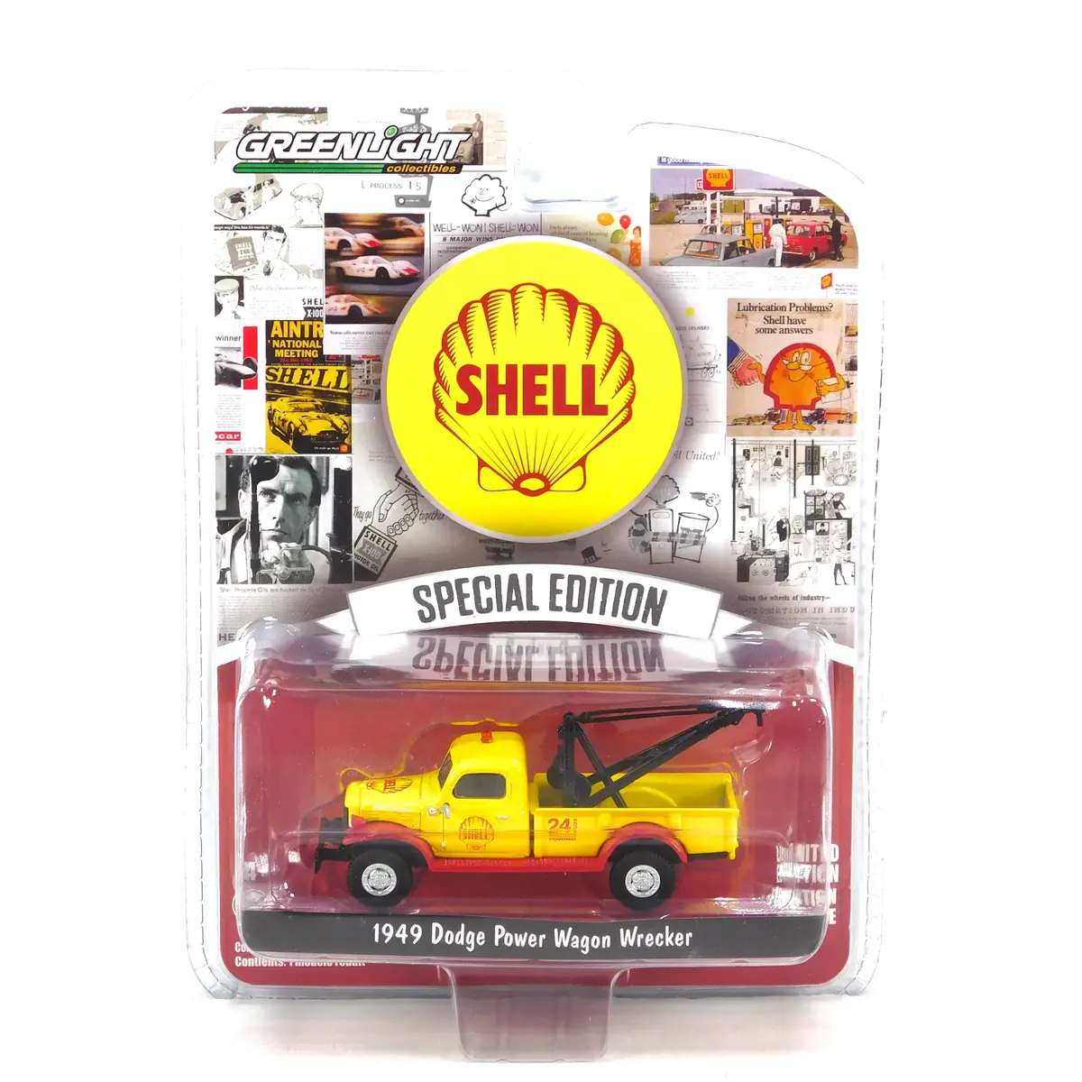 Shell Oil Special Edition 41155A 1949 Dodge Power Wagon Wrecker 1:64 Diecast 1