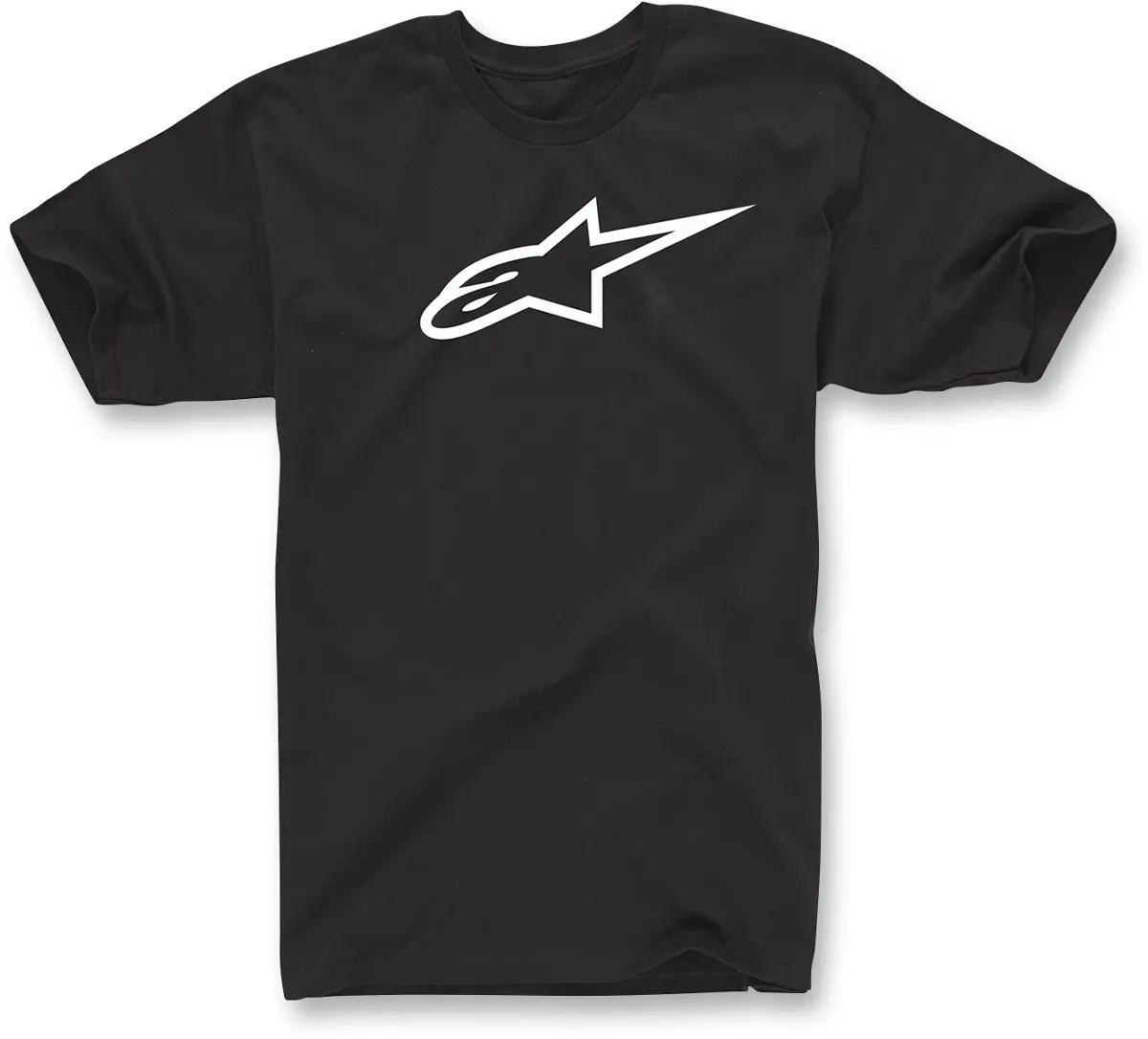 Alpinestars Ageless Crew Neck T-Shirt – Black/White Contrast, Medium (Model 1032720301020M) 1