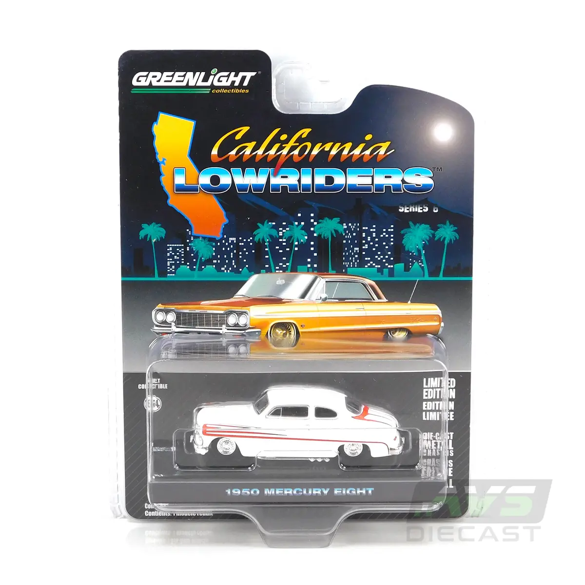1950 Mercury Eight Coupe 1:64 Diecast California Lowriders Series 6 1