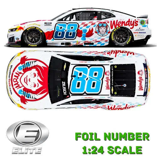 *Preorder* Connor Zilisch 2026 Wendy's Elite 1:24 Nascar Diecast 1