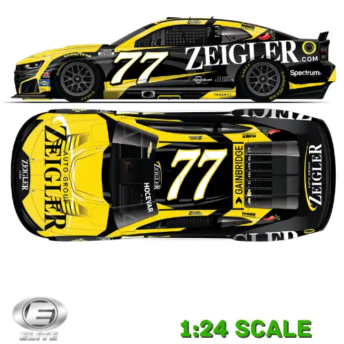 *Preorder* Carson Hocevar 2026 Zeigler Auto Group Elite 1:24 Nascar Diecast 1