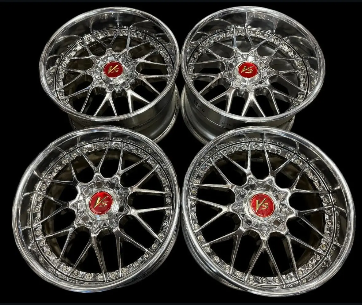 18" Work VS-MX Forged Alloy Wheel – 5x114.3 Bolt Pattern, Polished Finish, Made-to-Order