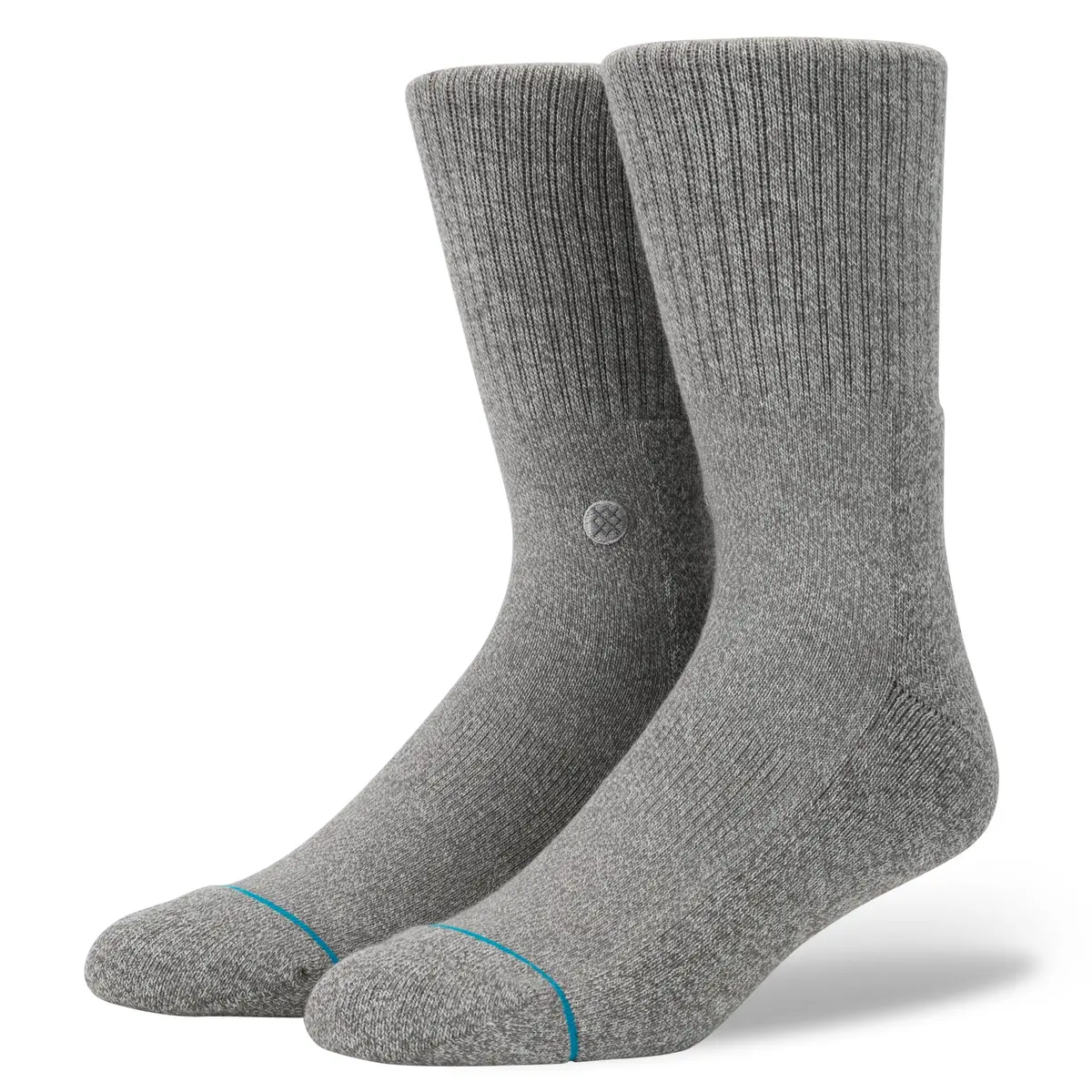 Stance Icon 3 Pack Socks - Grey Heather 1