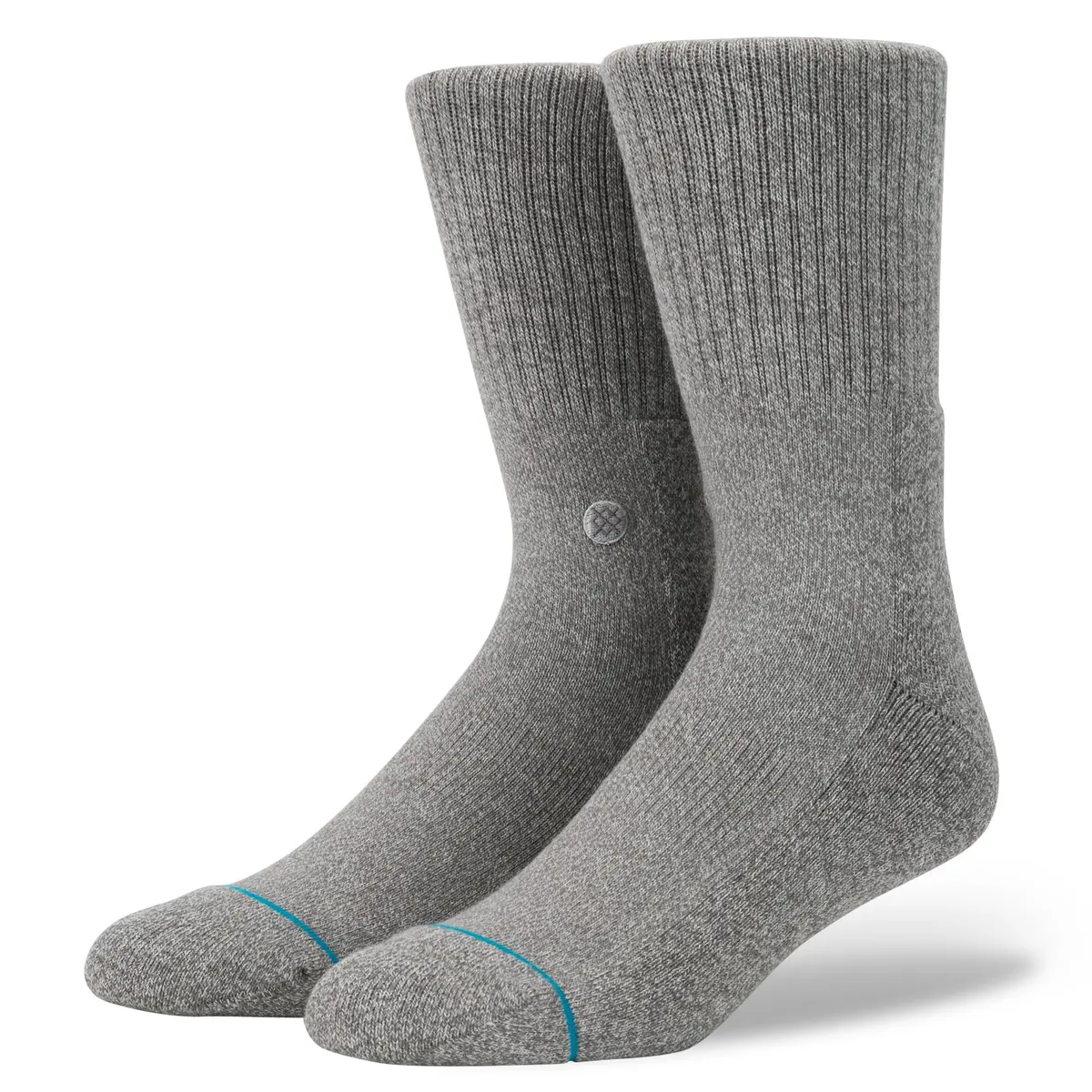 Stance Icon 3 Pack Socks - Grey Heather 1