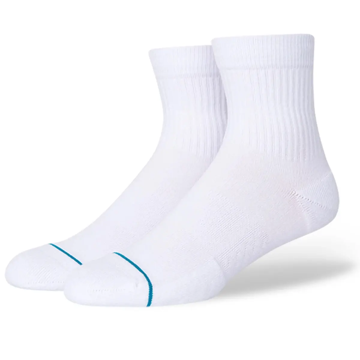 Stance Icon Quarter Socks - White 1