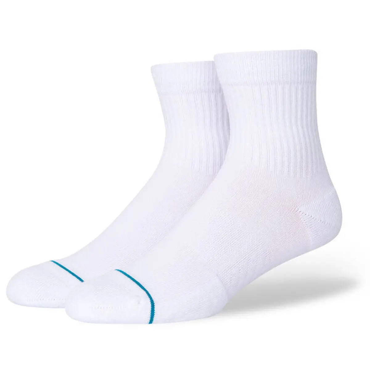Stance Icon Quarter 3 Pack Socks - White 1