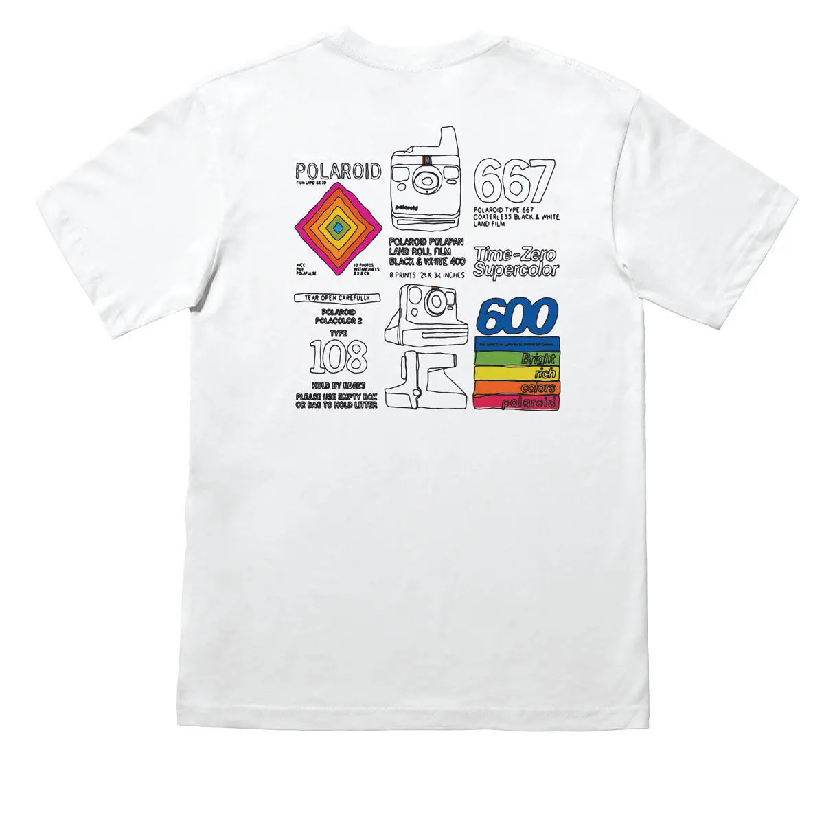 Stance Polaroid Cartridge T-Shirt - White 1