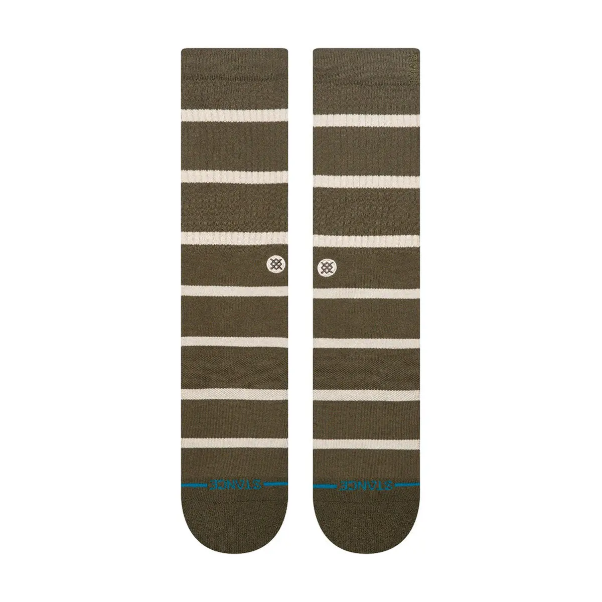 Stance Heritage Crew Socks - Olive 1