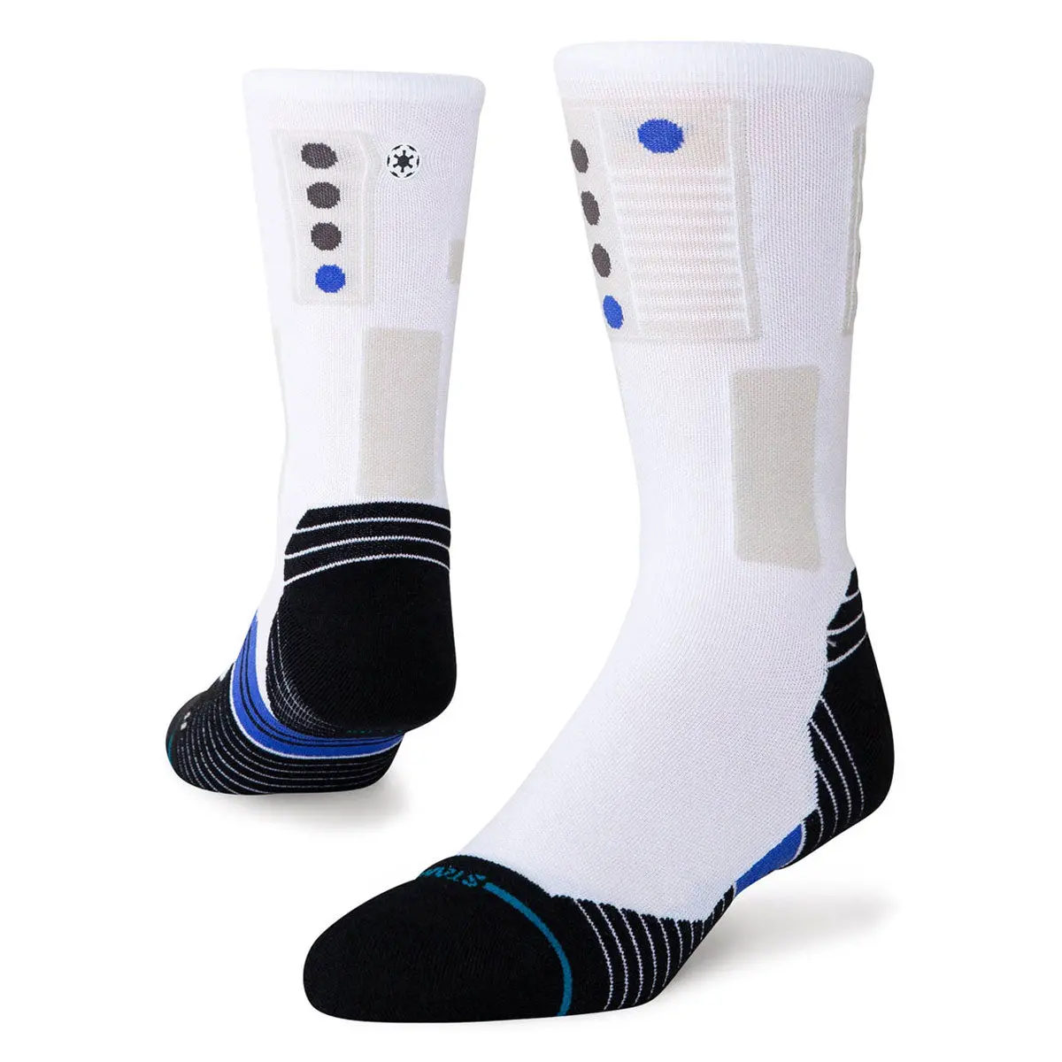 Stance Storm Crew Socks - White 1
