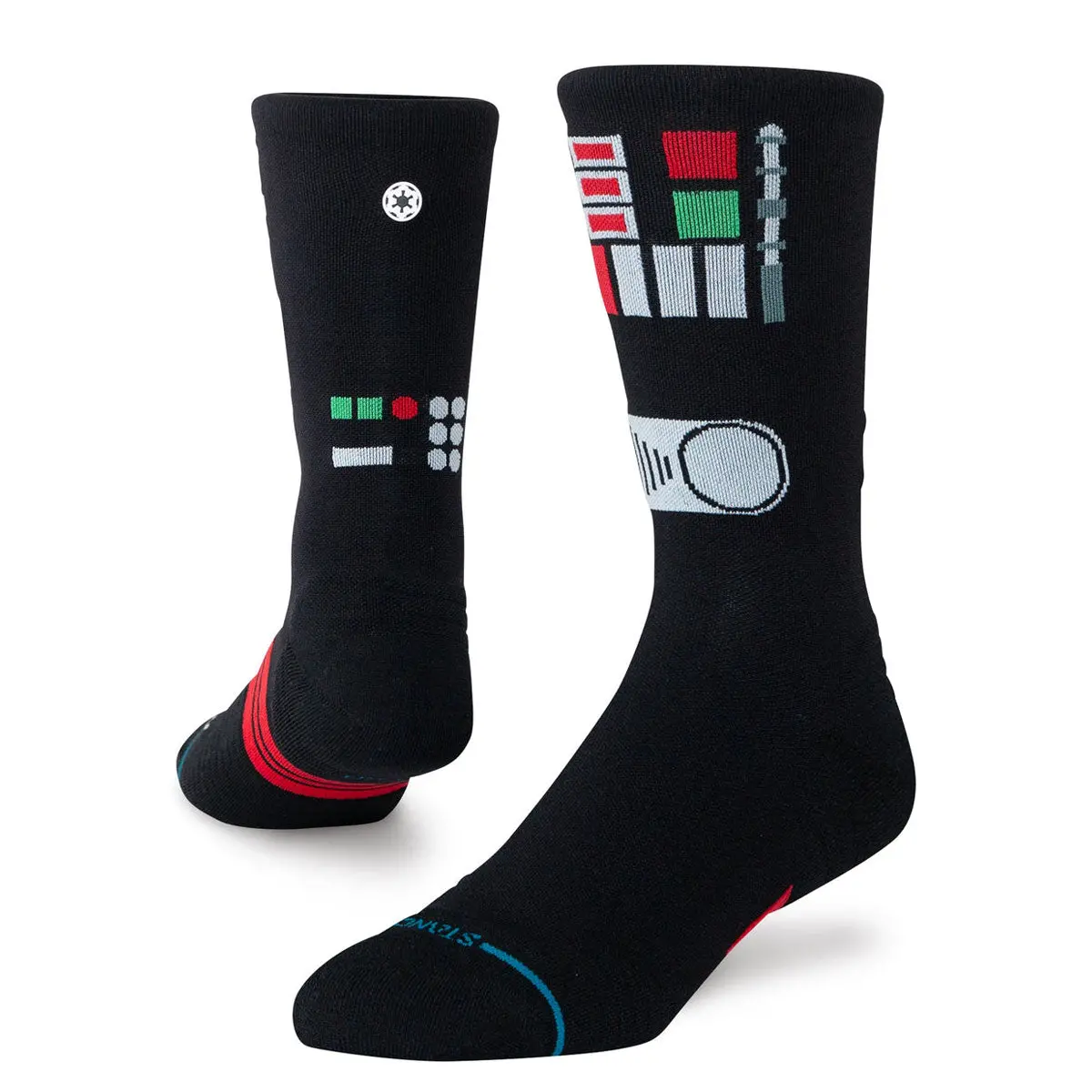 Stance Dark Side Crew Socks - Black 1