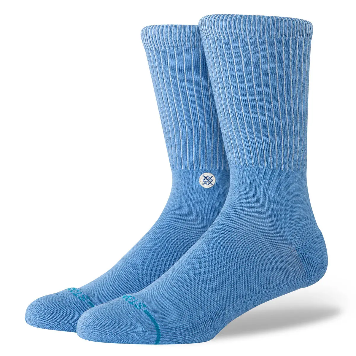 Stance Icon Pop Crew Socks - Capriblue 1