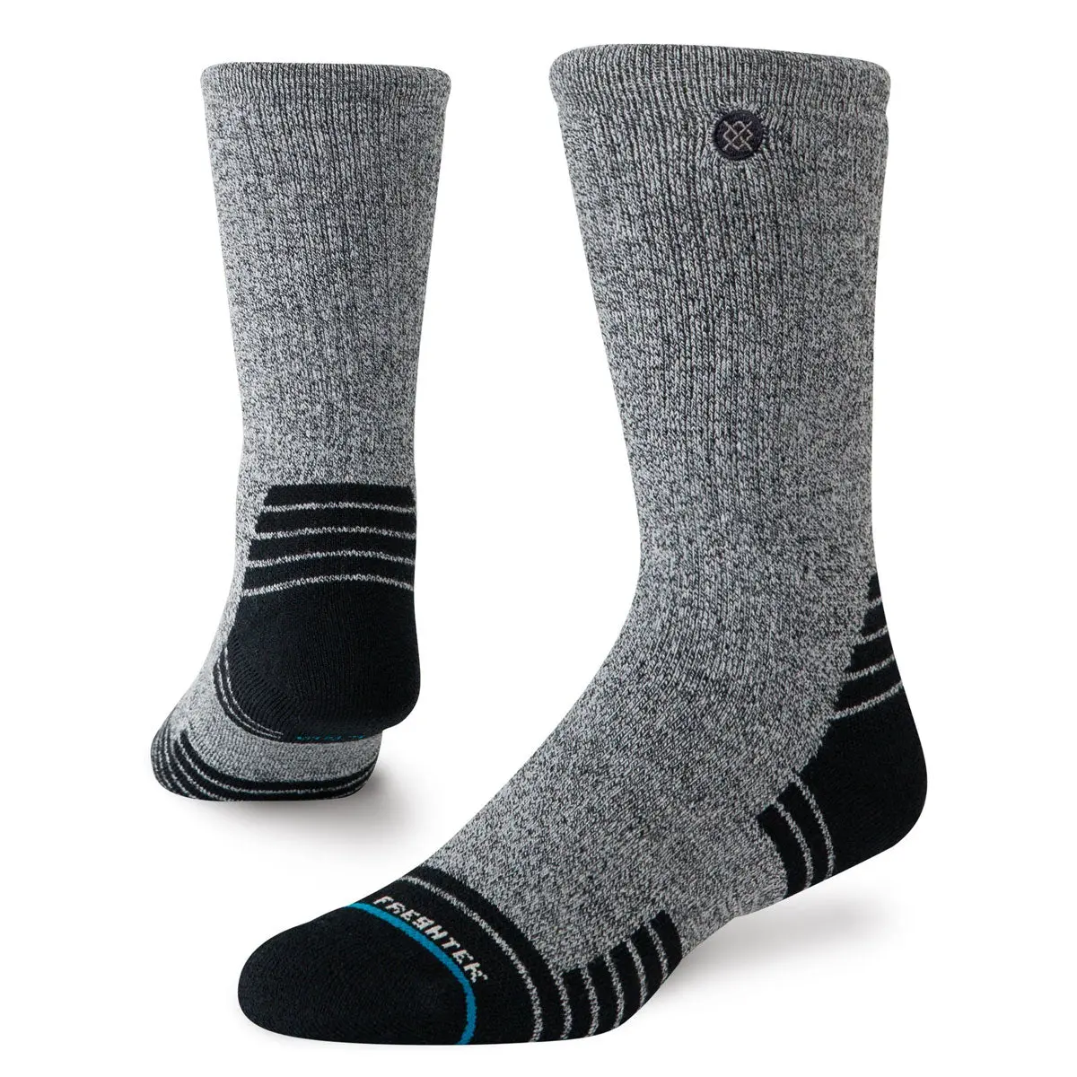 Stance Blend In Hike Crew Socks - Black 1