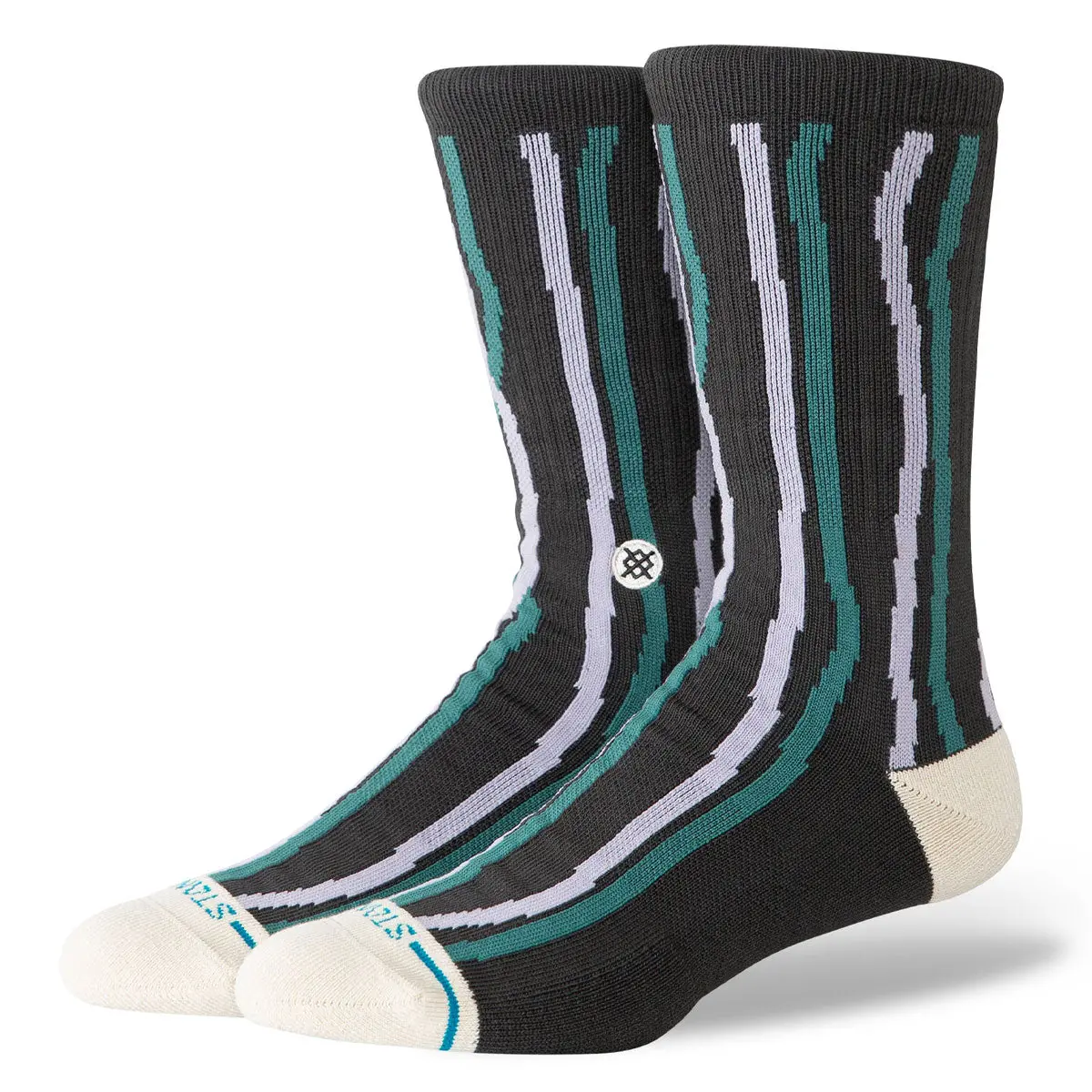 Stance Kelp Crew Socks - Charcoal 1