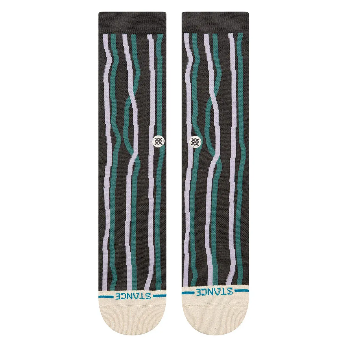 Stance Kelp Crew Socks - Charcoal 2