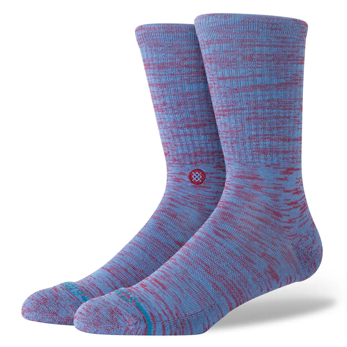 Stance Marled Crew Socks - Capriblue 1
