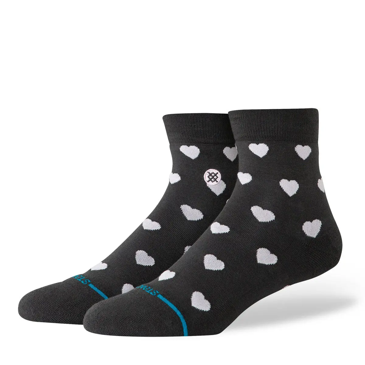 Stance Hearts Lowrider Socks - Charcoal 1