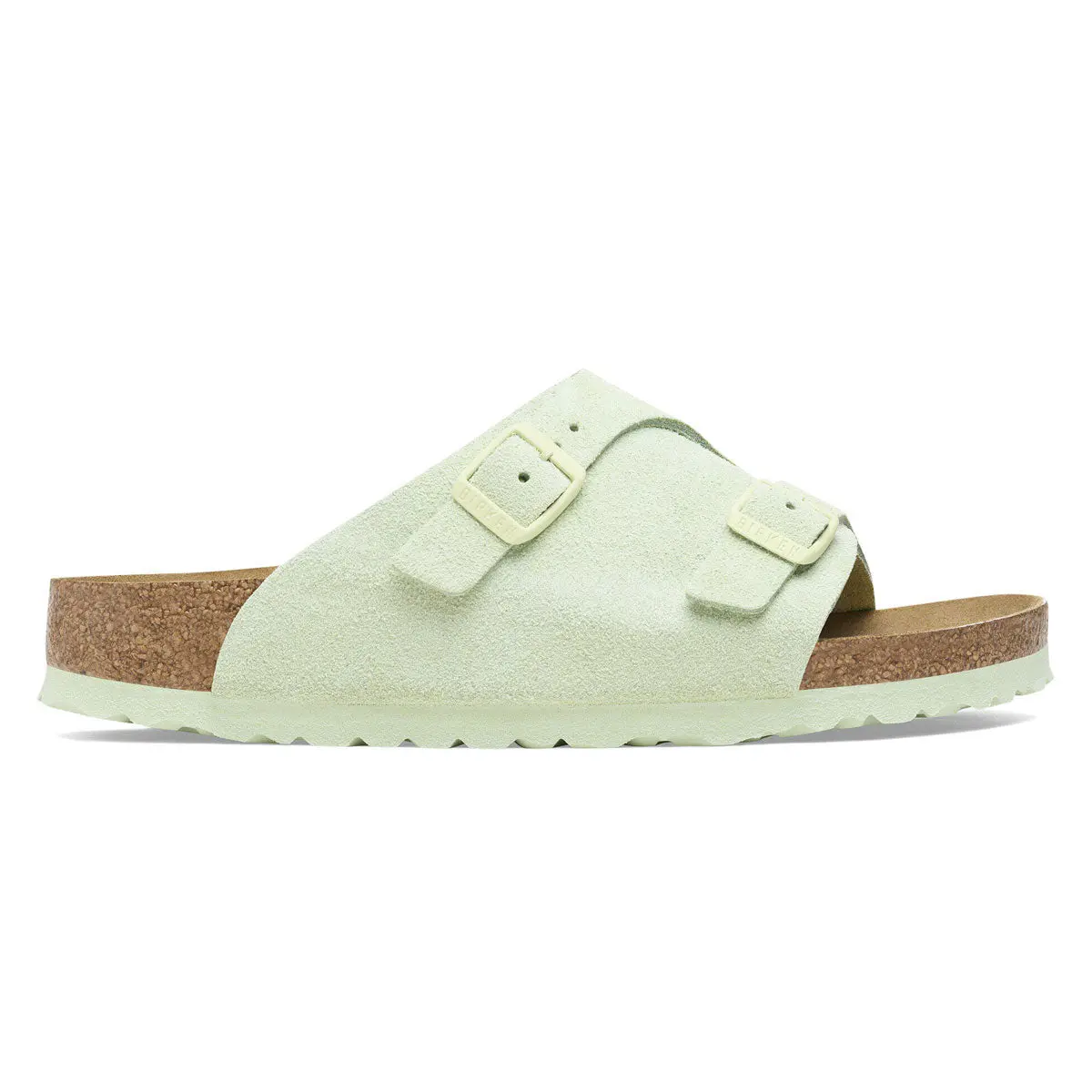 Birkenstock Zurich Sandals - Faded Lime 1