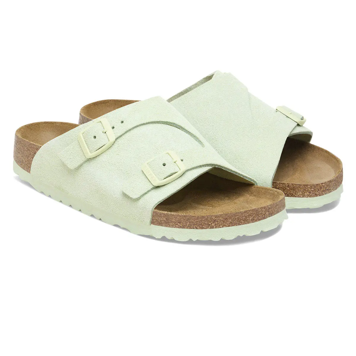 Birkenstock Zurich Sandals - Faded Lime 2