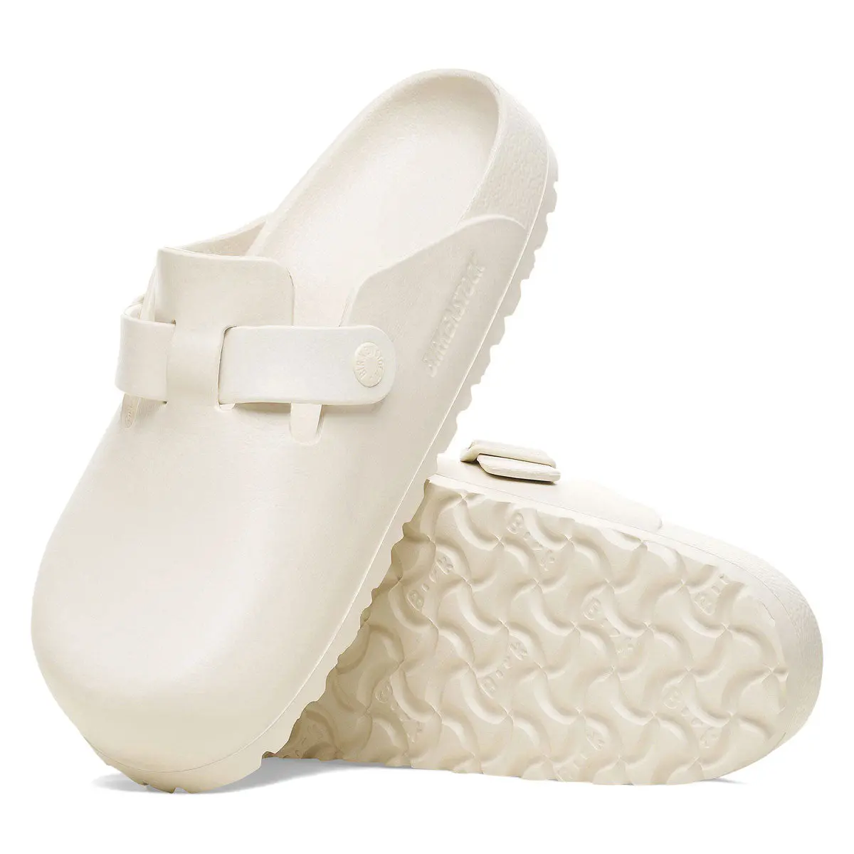 Birkenstock Womens Boston Eva Sandals - Eggshell 4