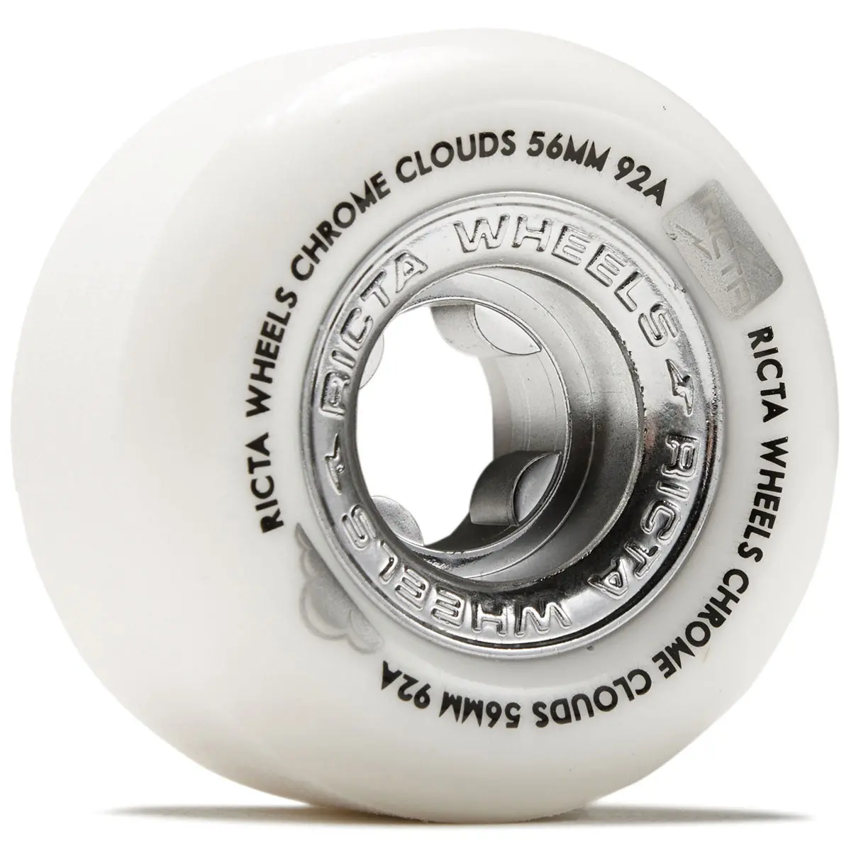 Ricta Chrome Clouds 92A Skateboard Wheels - Black - 56Mm 1