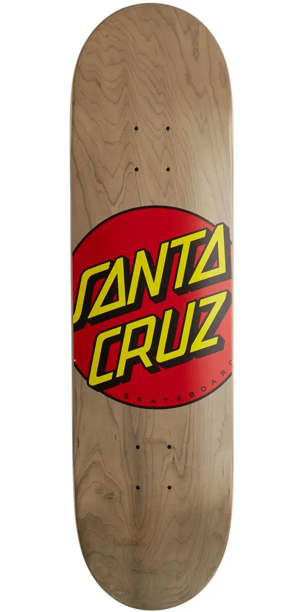 Santa Cruz Classic Dot Skateboard Deck - 8.375" 1