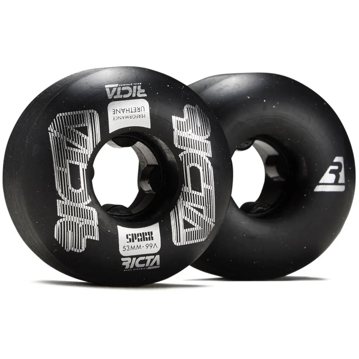 Ricta Framework Sparx 99A Skateboard Wheels - Black - 53Mm 1