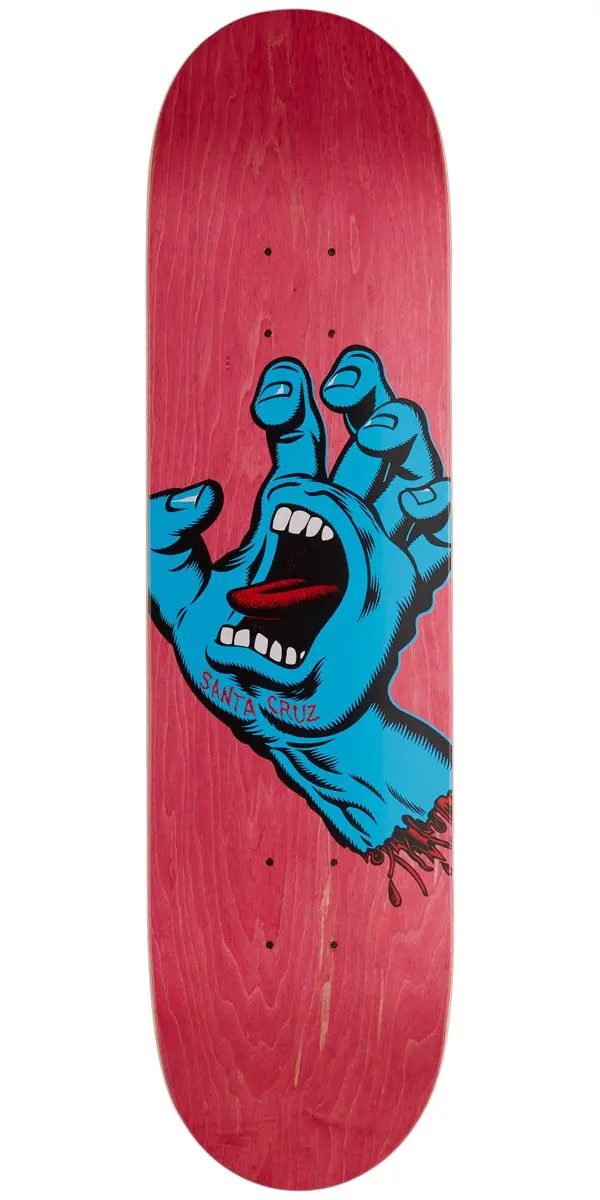 Santa Cruz Screaming Hand Skateboard Deck - 7.80" 1