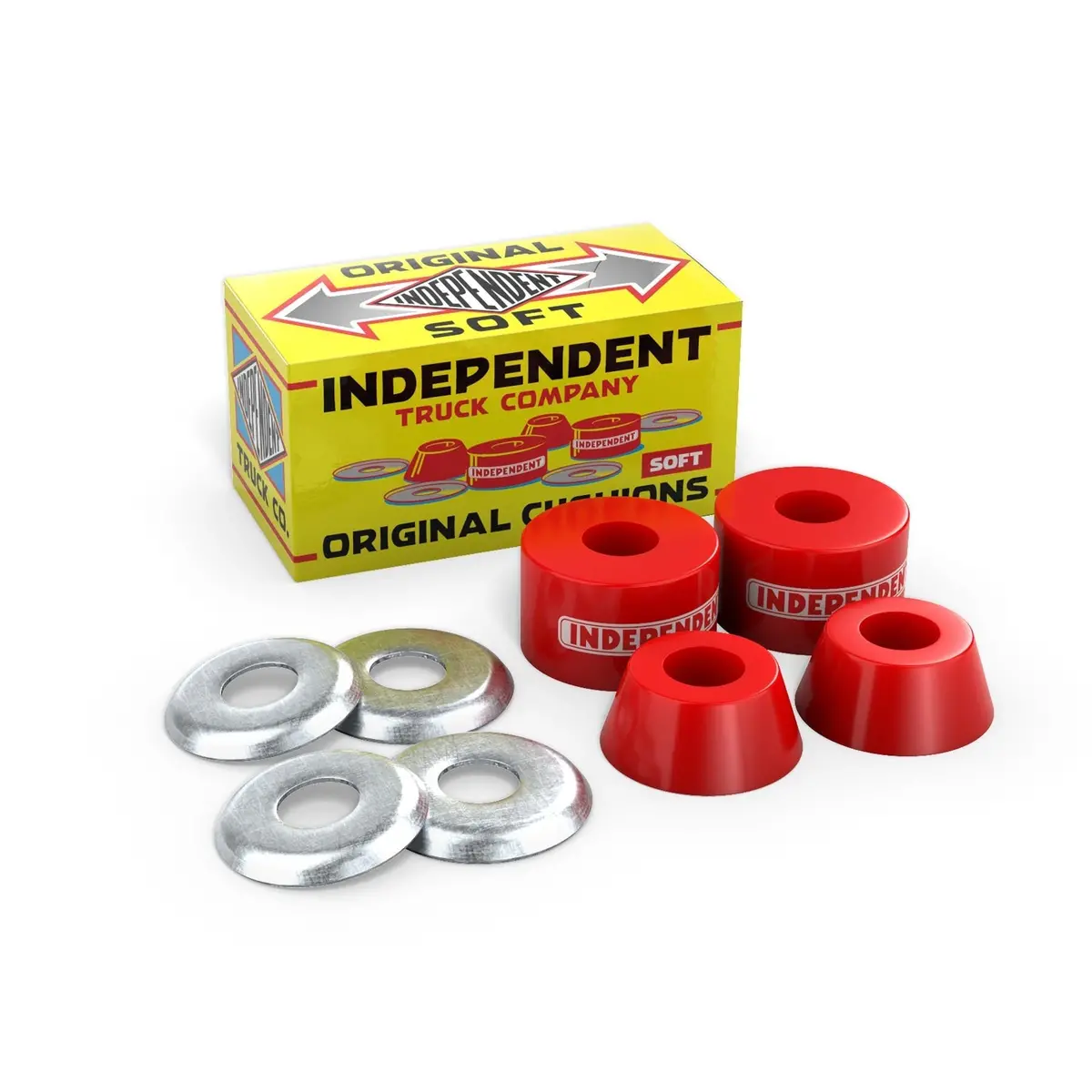 Independent Genuine Parts Original Cushions Soft 90A Bushings - Red 1