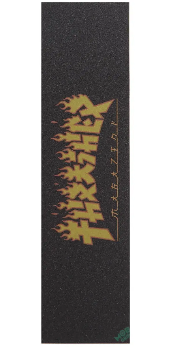 Mob X Thrasher Monster Flame Grip Tape - Black 1