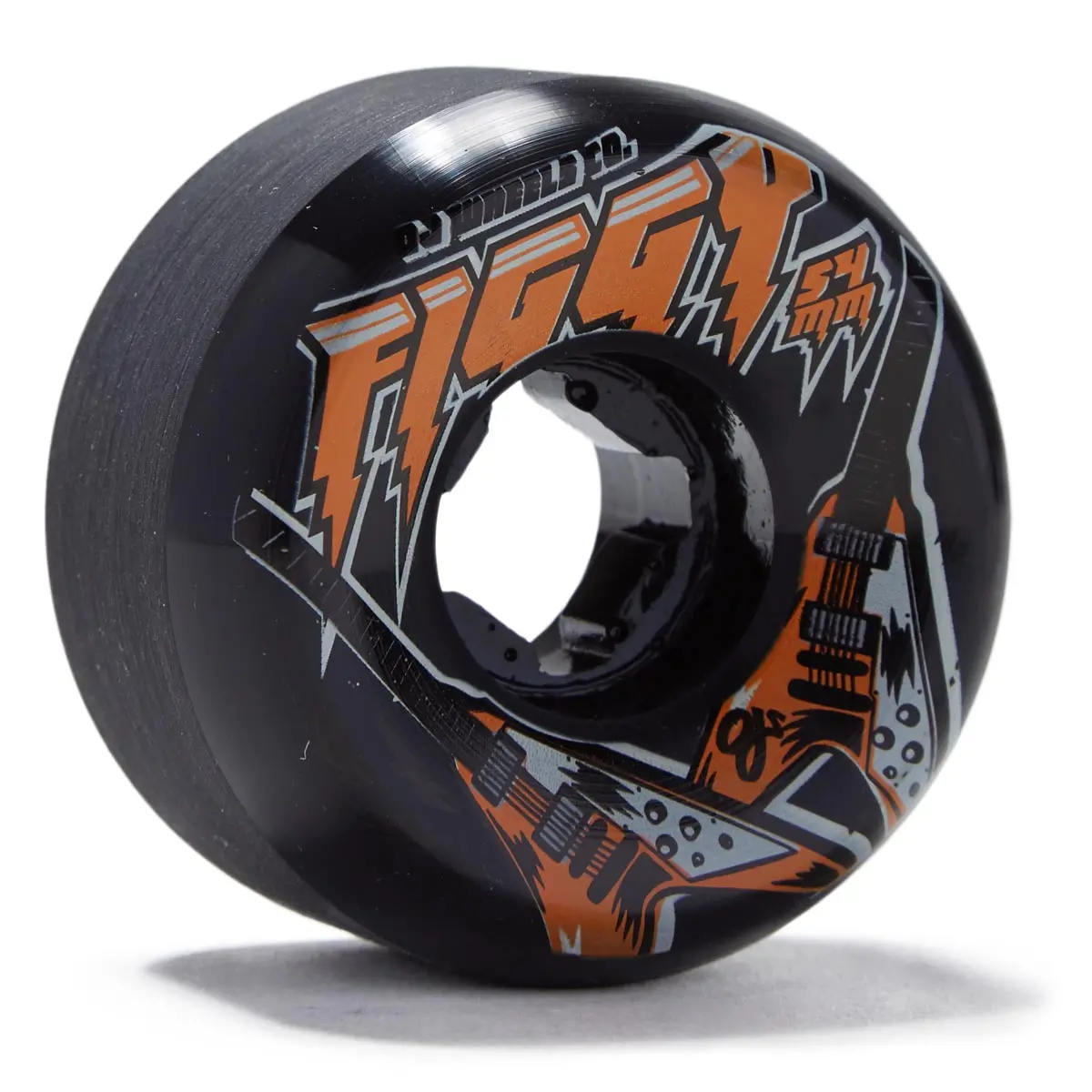 Oj Figgy Flying V Mini Combos 99A Skateboard Wheels - Black - 54Mm 1