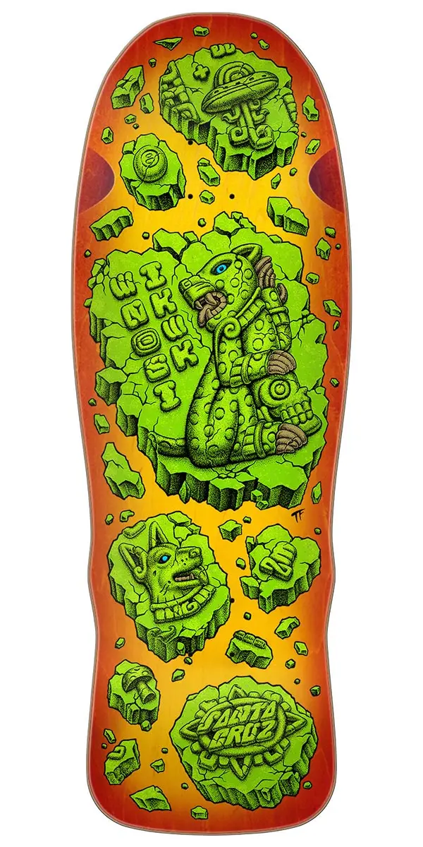 Santa Cruz Winkowski Jaguar Shaped Skateboard Deck - 10.35" 1