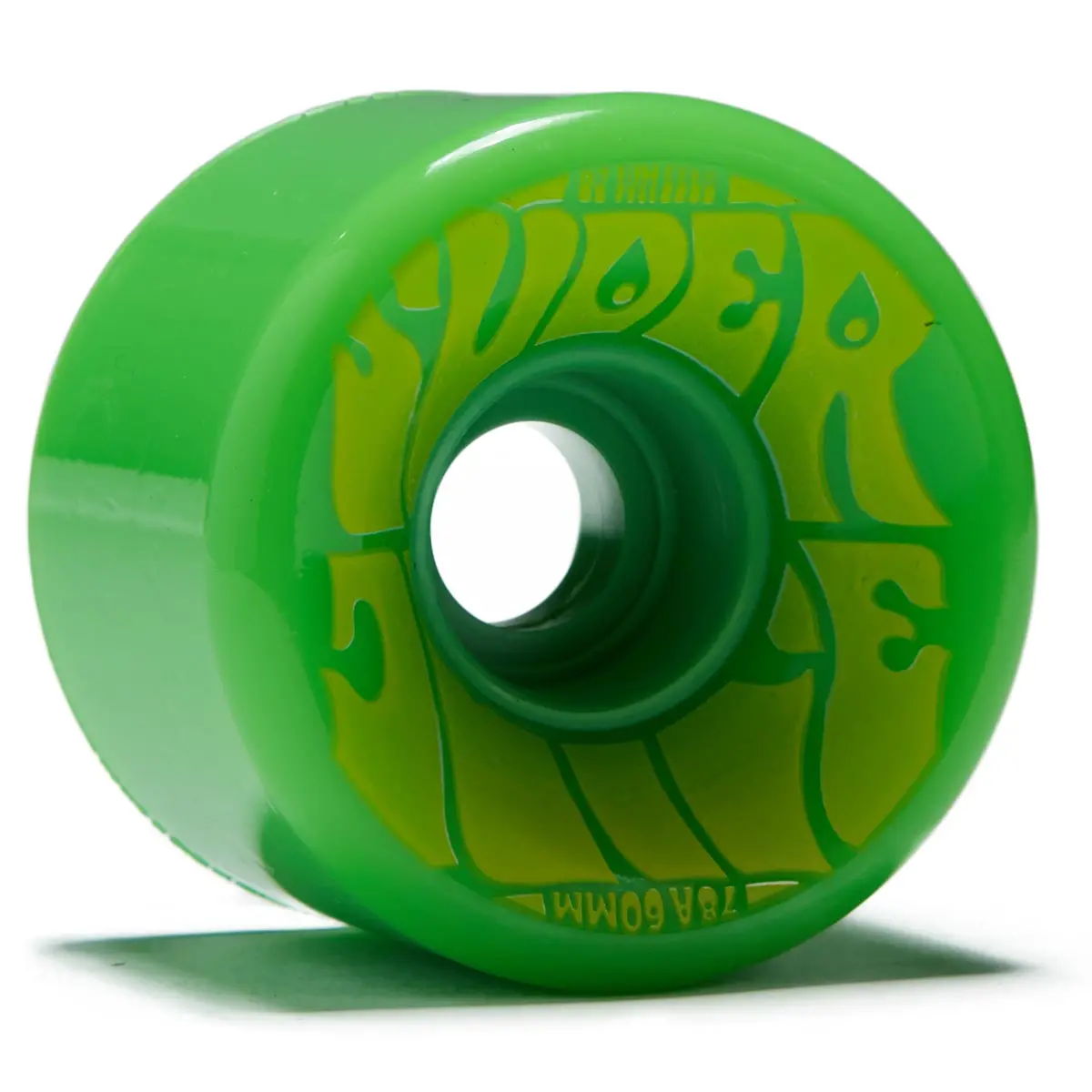 Oj Super Juice 78A Skateboard Wheels - Green/Yellow - 60Mm 1