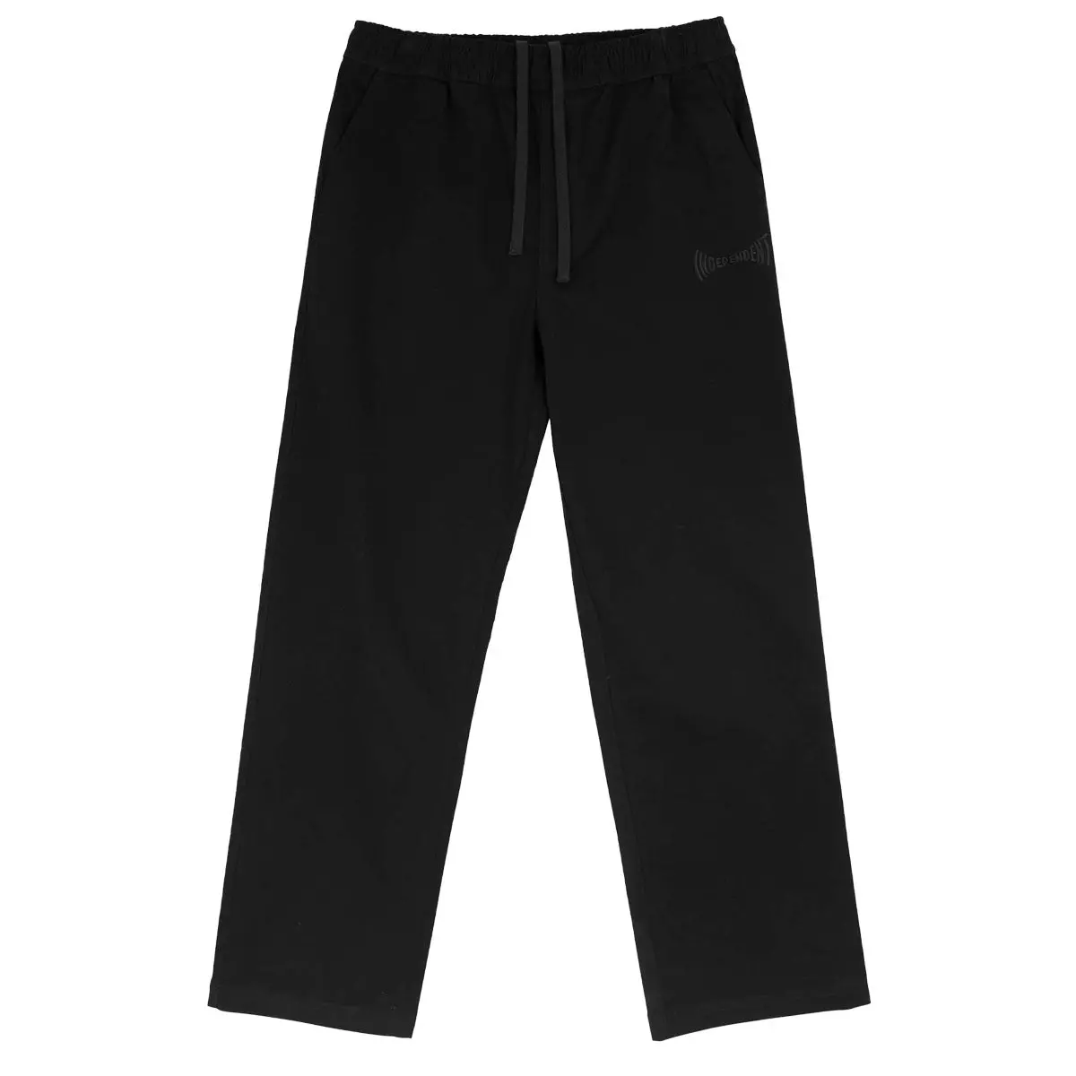 Independent Span Elastic Waist Pants - Black/Black 1