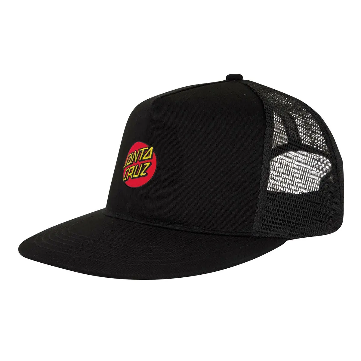 Santa Cruz Cruz Embroidered Trucker Hat - Black 1