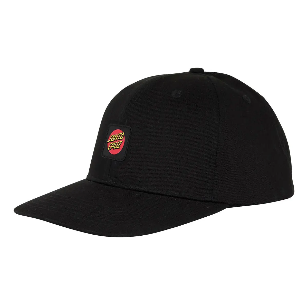 Santa Cruz Cruz Label Snapback Hat - Black 1