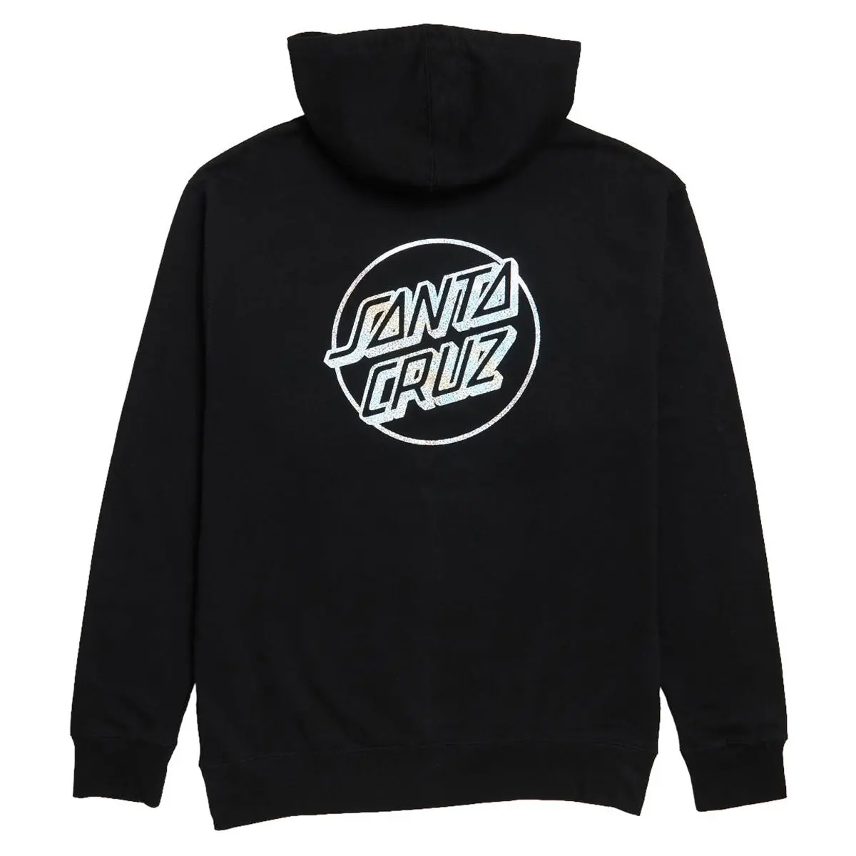 Santa Cruz Womens Opus Dot Relaxed Hoodie - Black/Diamond Foil 1