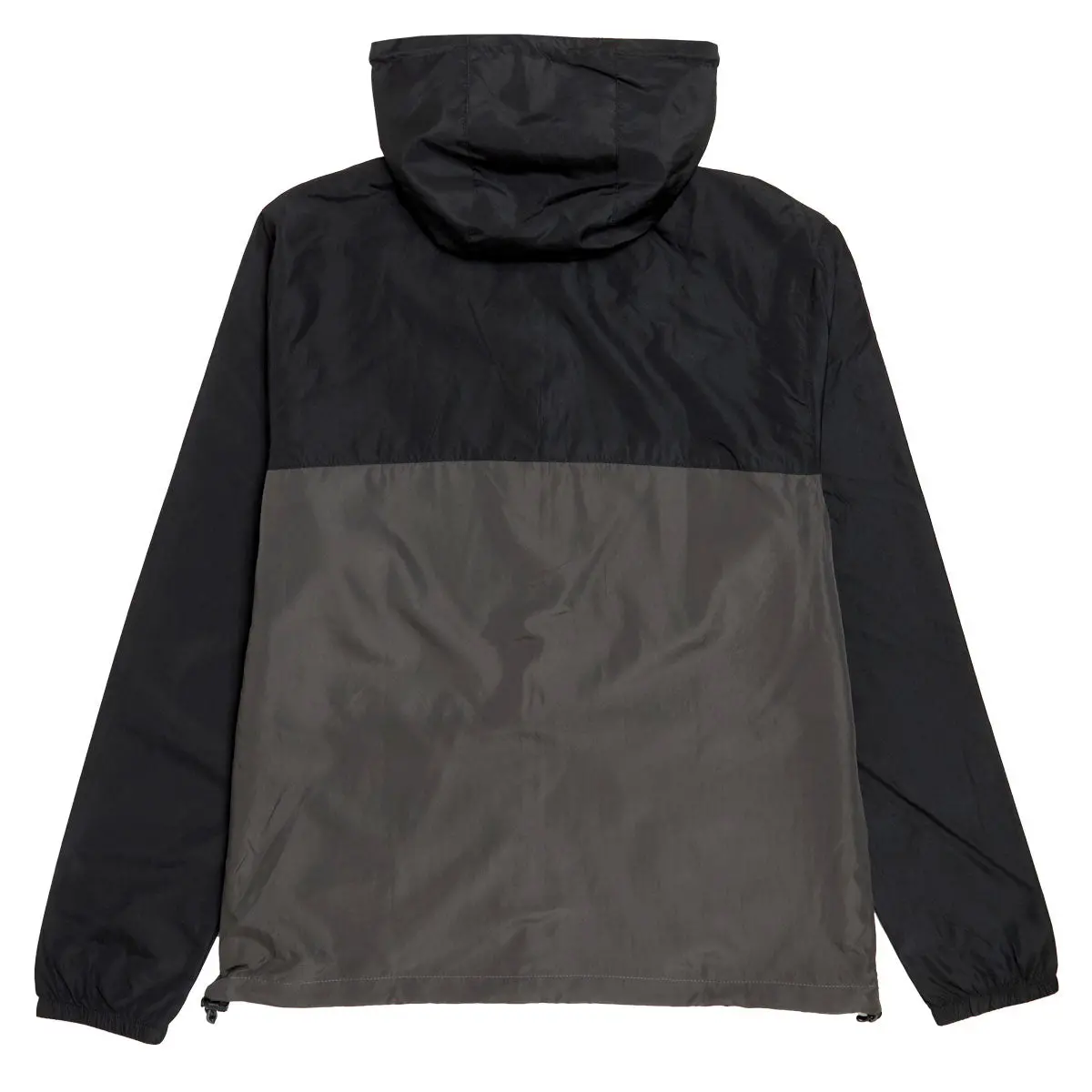 Santa Cruz Opus Dot Chest Hooded Windbreaker Jacket - Black/Graphite 2