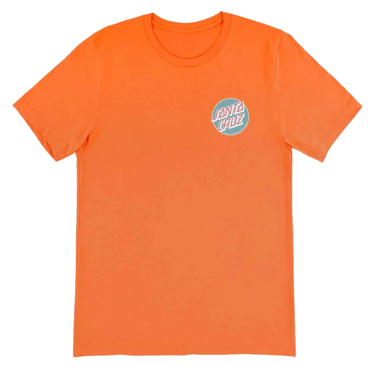 Santa Cruz Womens Other Dot Chest Relaxed T-Shirt - Burnt Orange 1