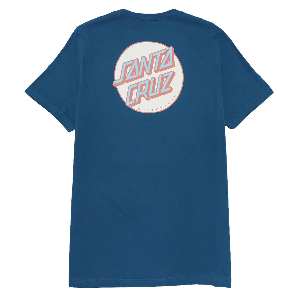 Santa Cruz Womens Other Dot Chest Relaxed T-Shirt - Deep Teal 1