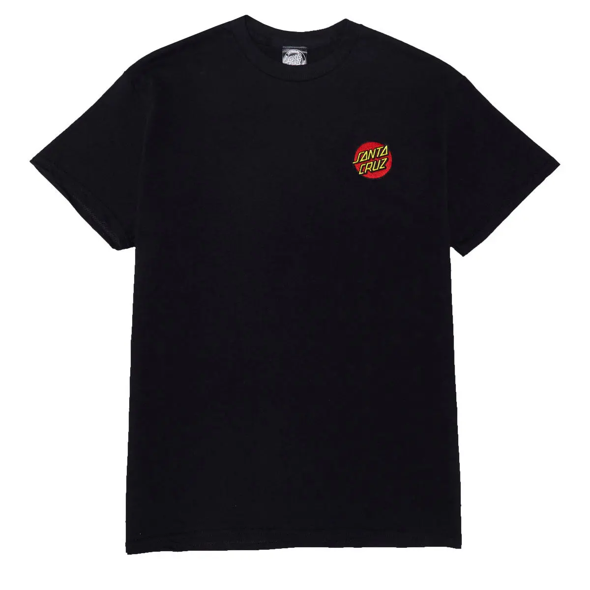 Santa Cruz Cruz Embroidered T-Shirt - Black 1