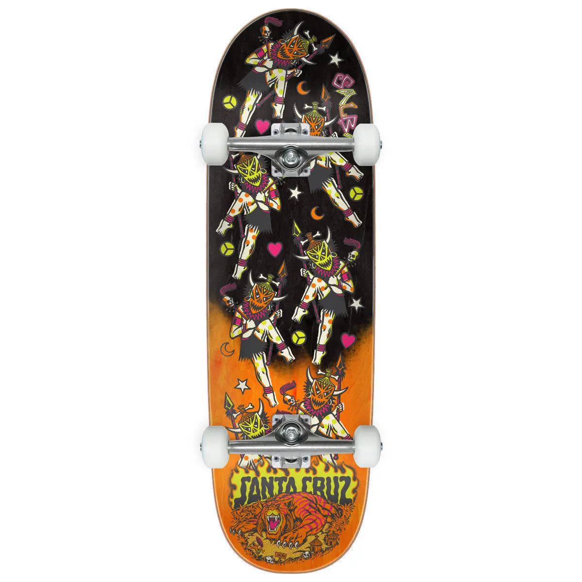 Santa Cruz Salba Firedance Pro Shaped Skateboard Complete - 8.80" 1