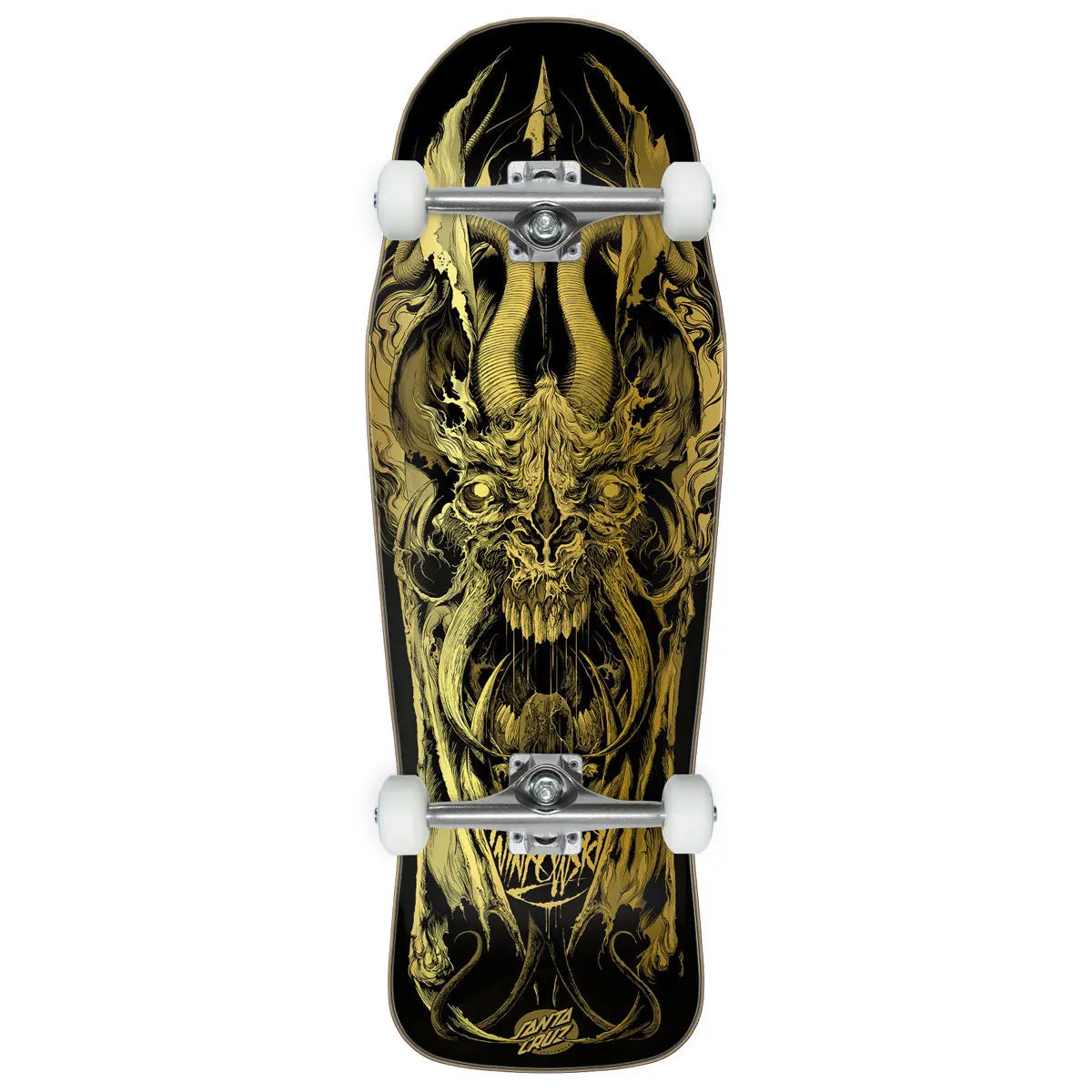Santa Cruz Winkowski Primeval Gold Pro Shaped Skateboard Complete - 10.34" 1