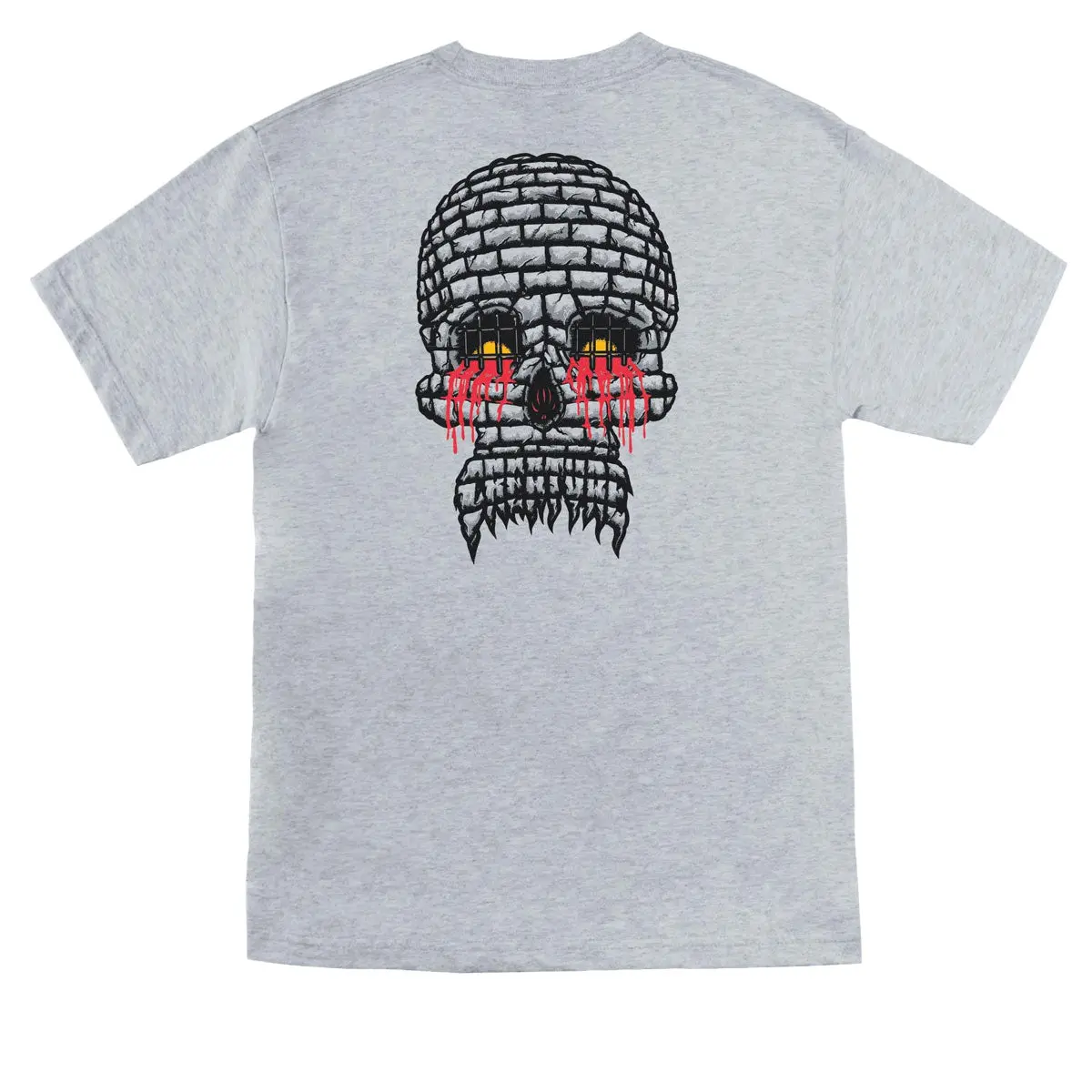 Creature Doom Skull T-Shirt - Sport Grey 1