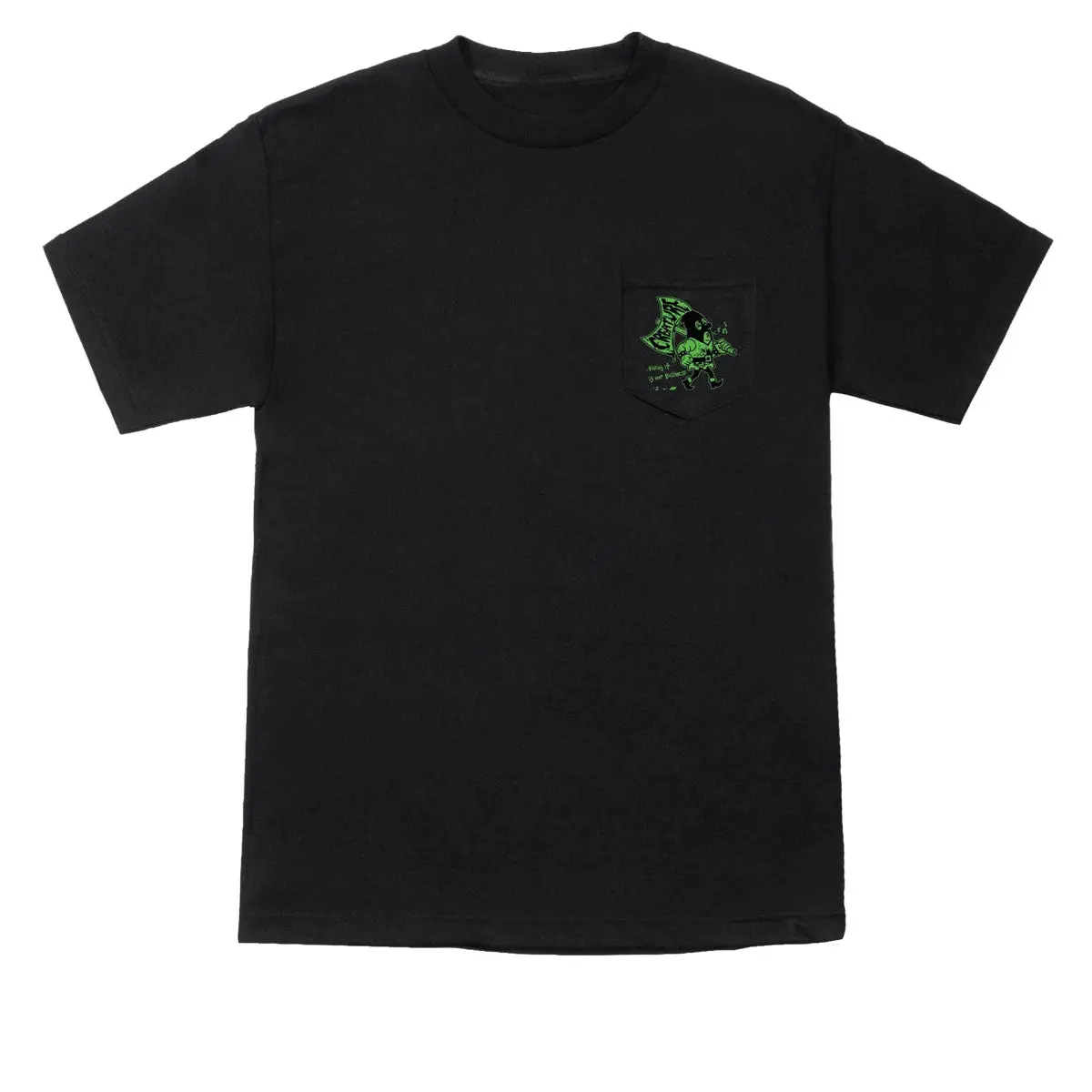 Creature 9 To 5 Pocket T-Shirt - Black 1