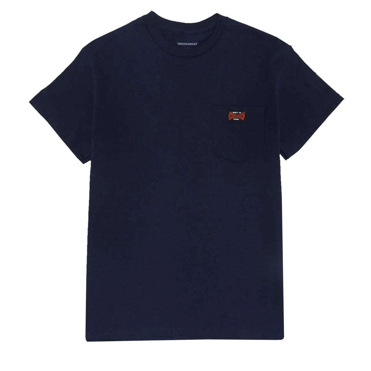 Independent Built To Grind Pocket T-Shirt - Navy 1