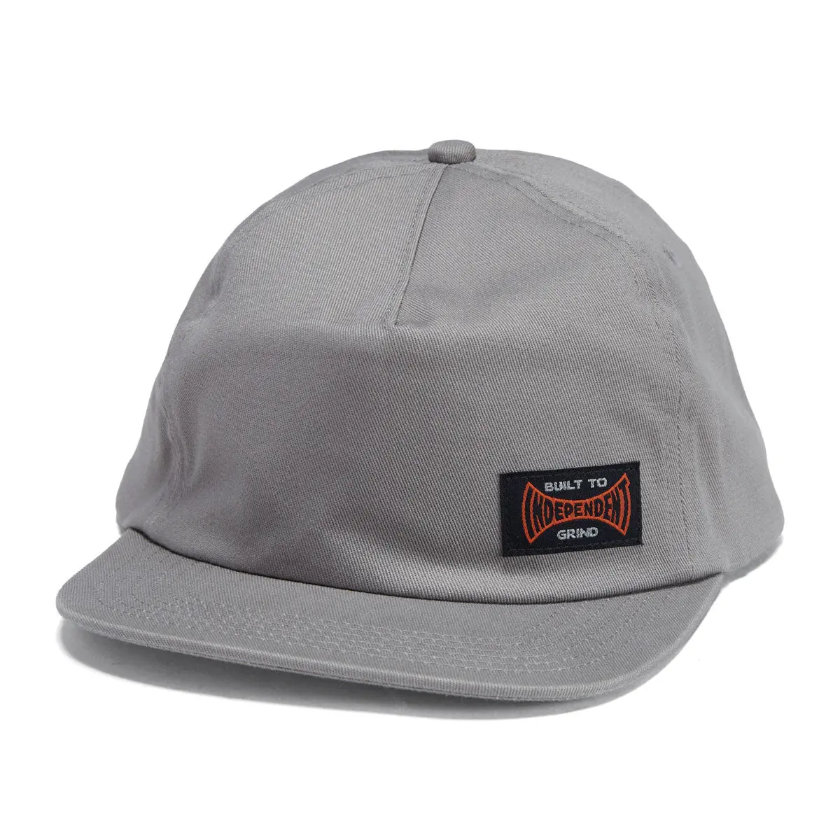 Independent Built To Grind Snapback Hat - Charcoal 1