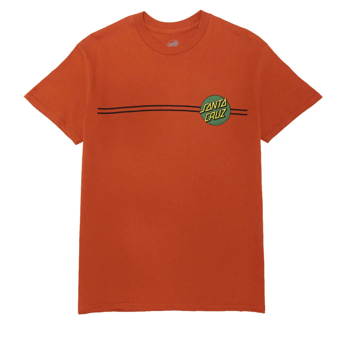 Santa Cruz Other Dot T-Shirt - Texas Orange/Leaf 1